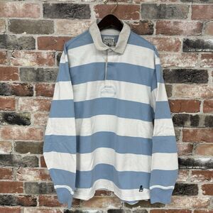 RARE Vintage RUGBY FC POLO RALPH LAUREN Skull Shirt Pullover Men's Large